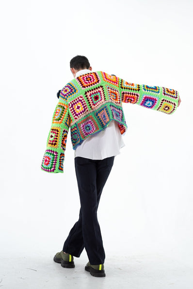 LUMIERE LIME SWEATER