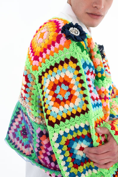 LUMIERE LIME SWEATER 